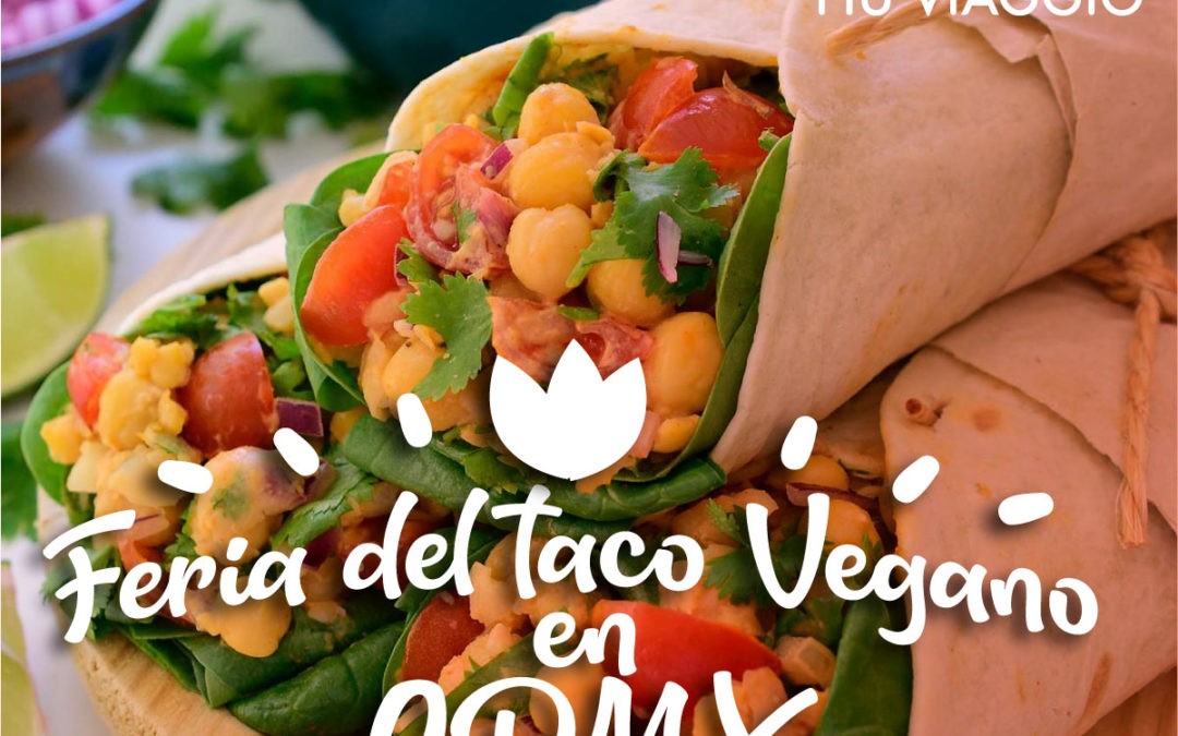 Feria del taco vegano en CDMX